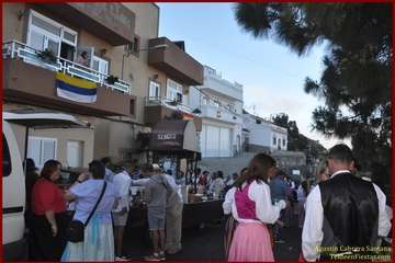 La Gavia ofrenda a María Auxiliadora (Foto TF)